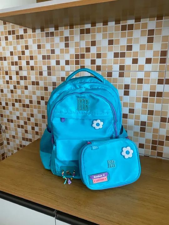 Bolsa Rebeca bonbon e estojo