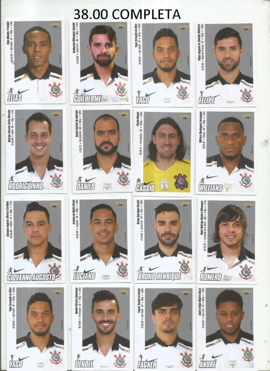 FIGURINHAS CAMPEONATO BRASILEIRO 2016 - VARIOS TIMES COMPLETOS  - Foto 5