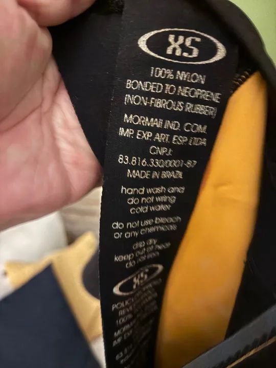 Short john manga curta chestzip 1mm pro surf mormaii - Foto 2