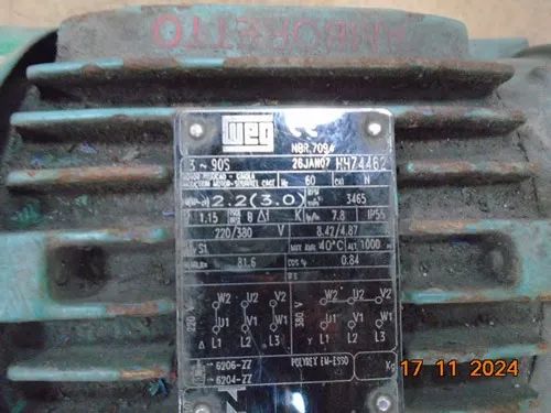 Bomba de agua - motor Weg 3 CV - Foto 2