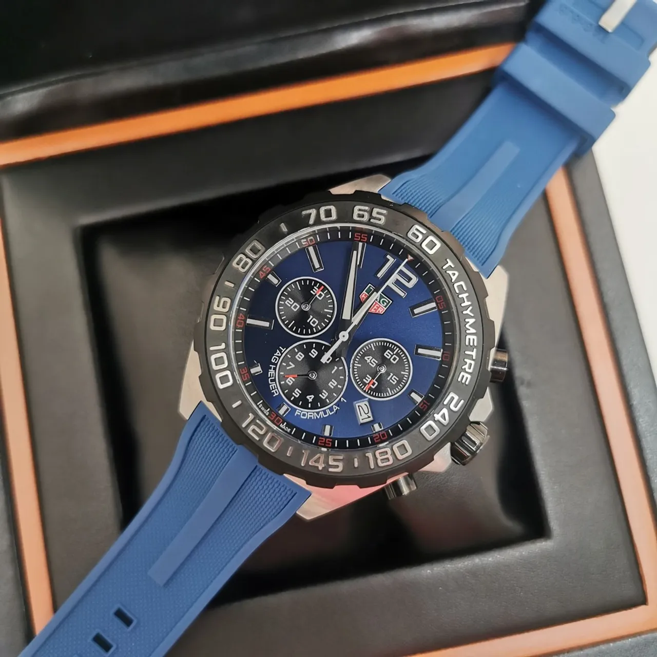 Relógio Tag Heuer Formula 1 Azul com Cronógrafo