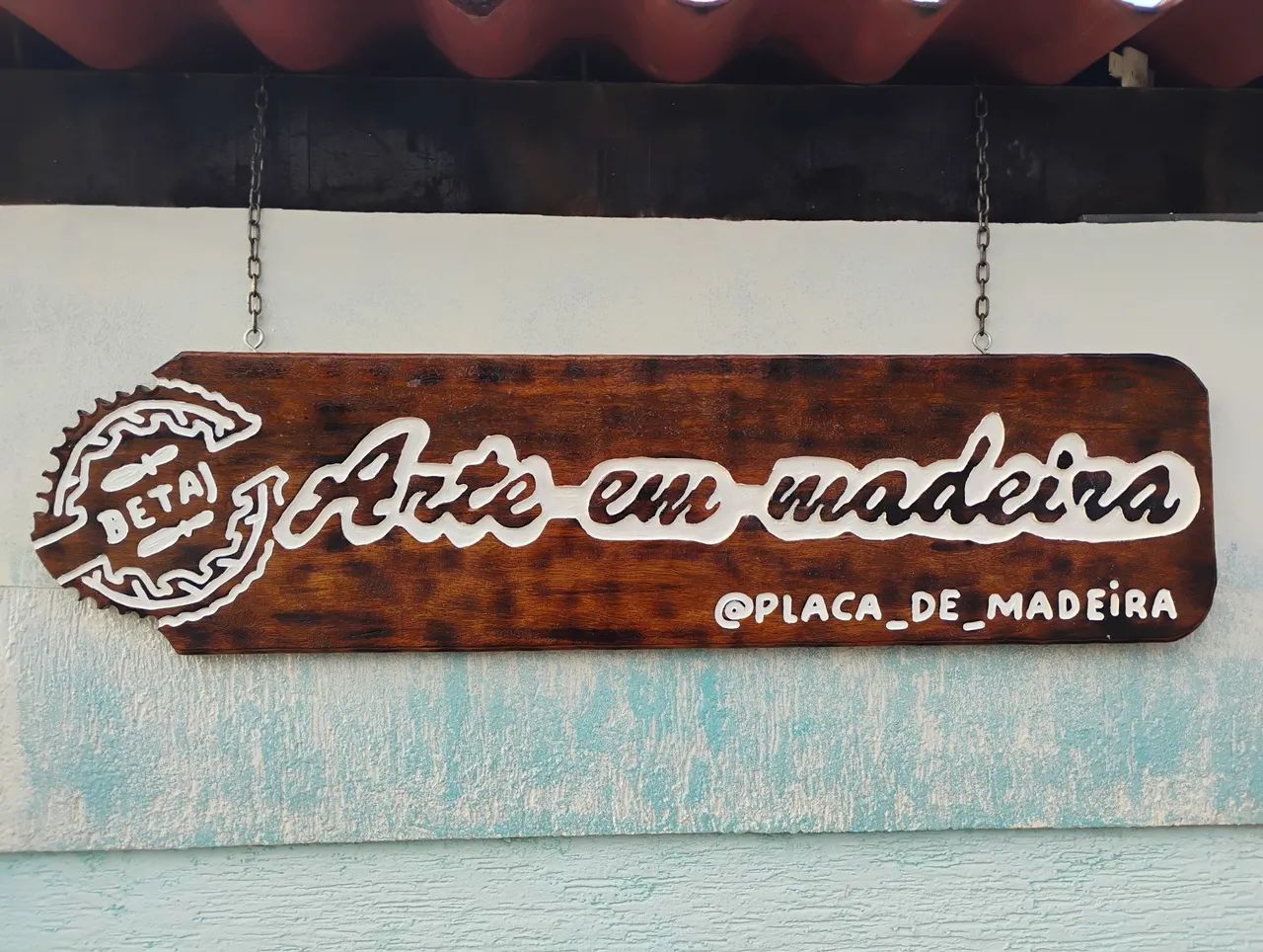 Placa de Madeira Rústica Personalizada  - Foto 4