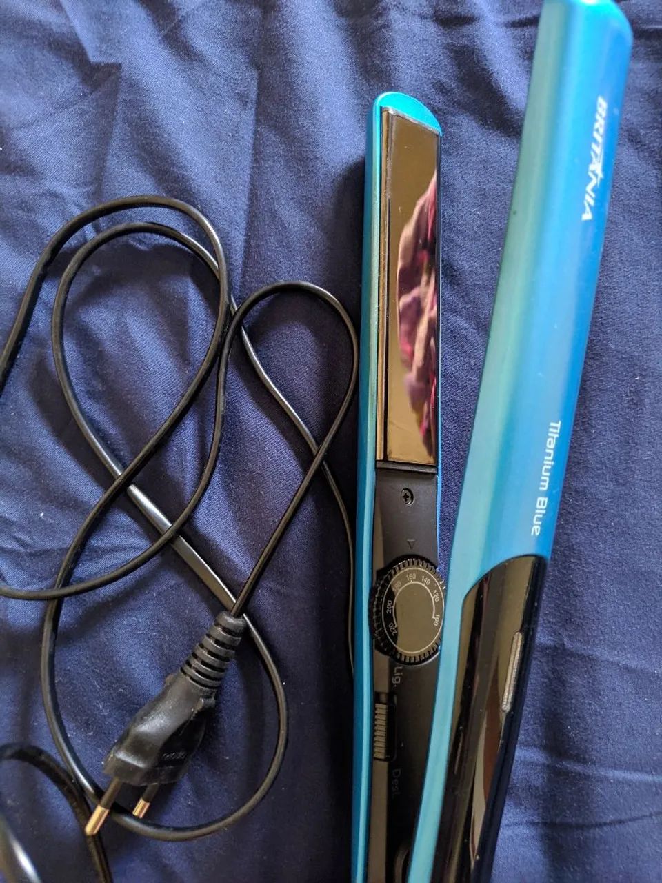 Prancha de Cabelo Britânia Titanium Blue - Foto 3