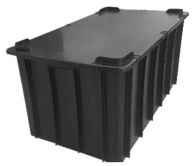 Caixa Plástica Organizadora 180 litros com tampa