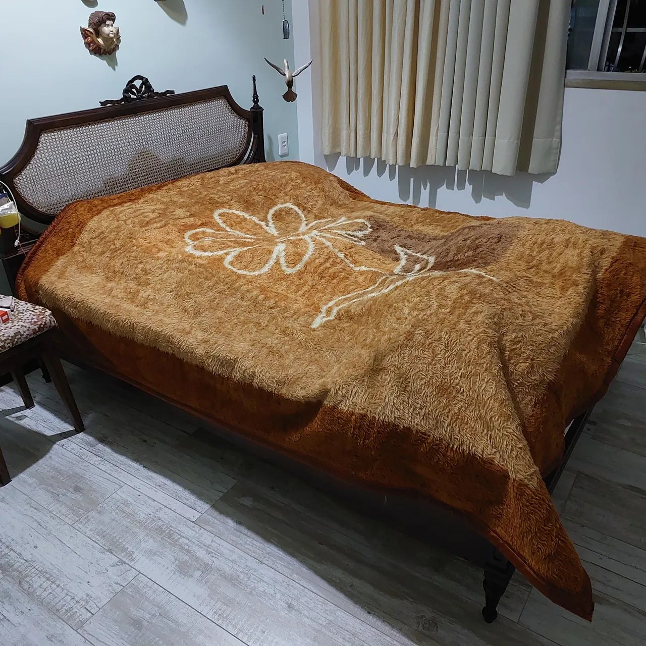 Cobertor Casal Edredon Macio com Desenho Floral - Foto 3