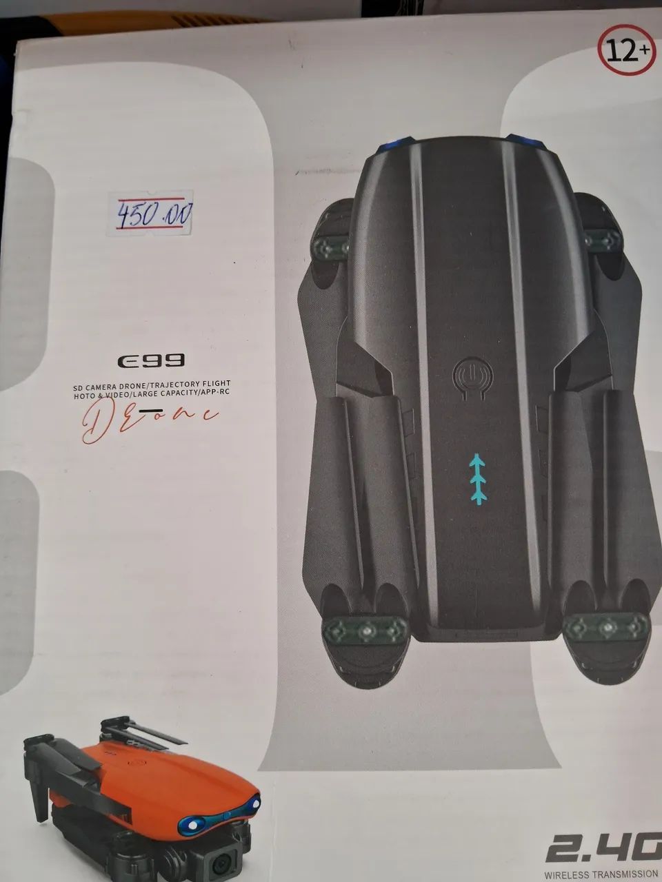 Drone E99 Pro - Câmera HD, Voo Trajetória e Dobrável - Foto 2