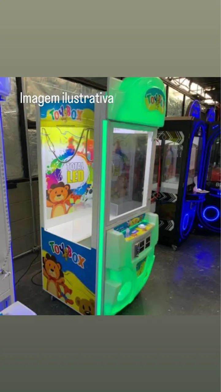 Grua de Pelúcia Maquina de Pelúcia Vending Machine