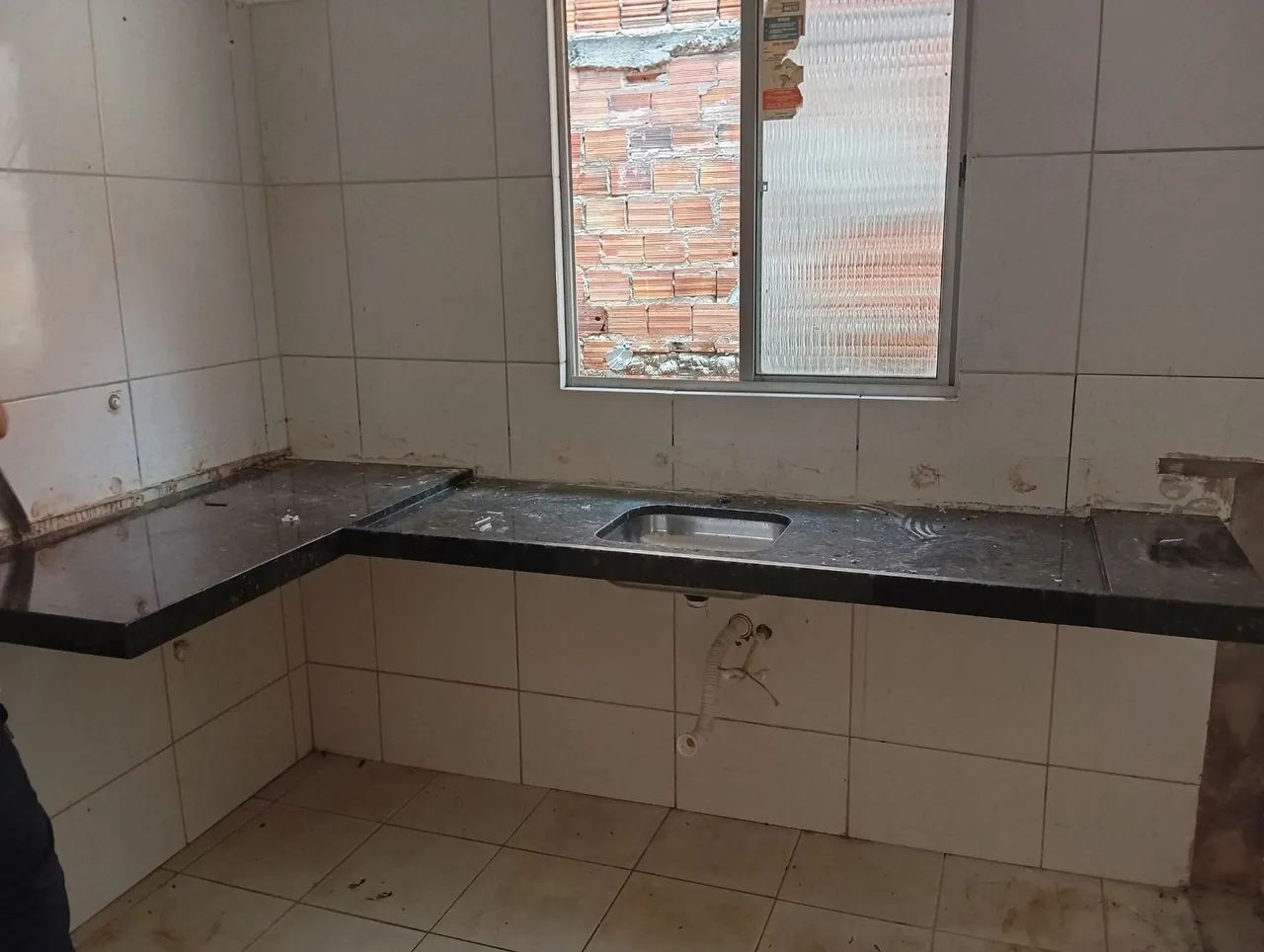 Pia de cozinha em granito