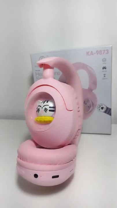 Headphone infantil via bluetooth com LED RGB / OFERTA IMBATÍVEL  - Foto 2