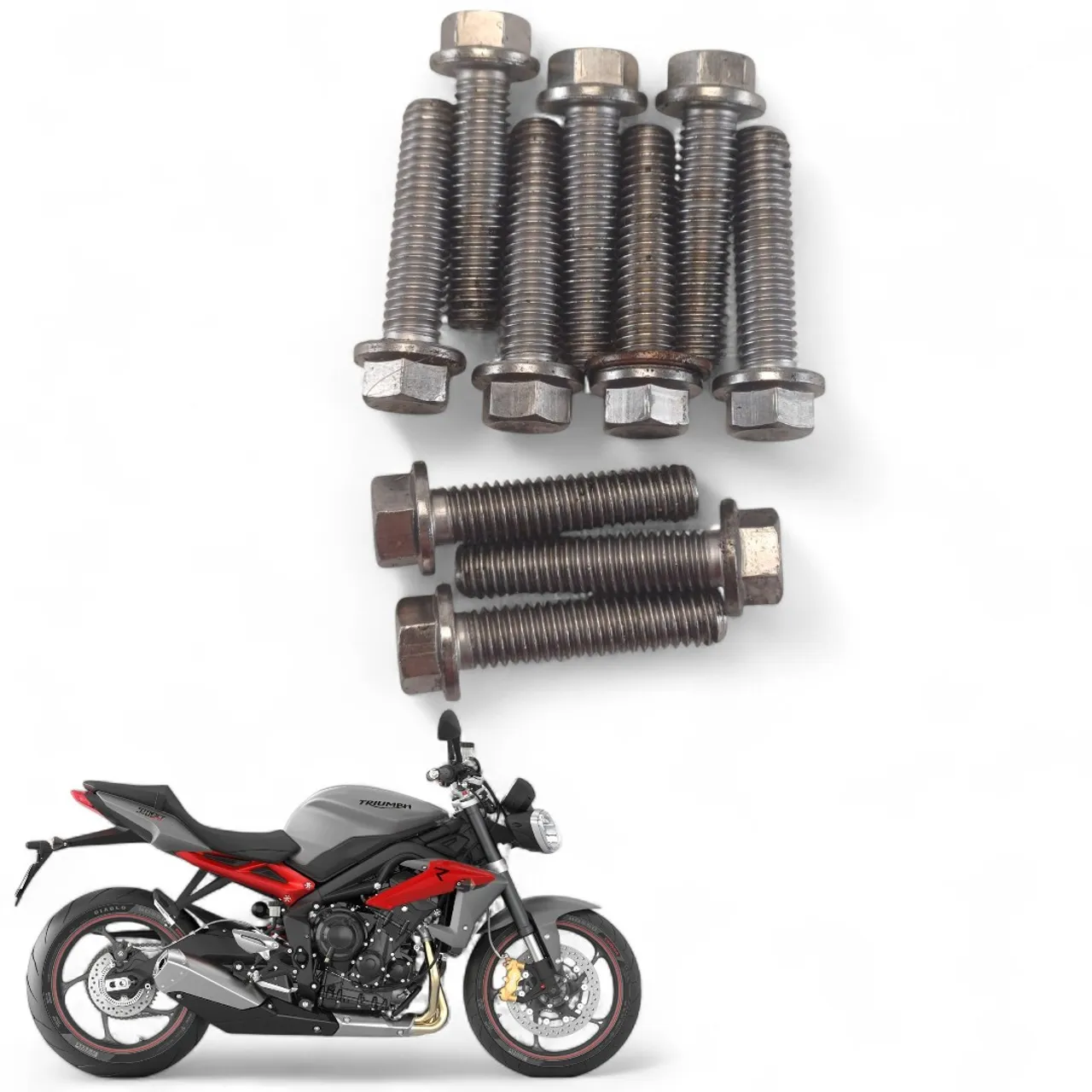 Kit Parafuso Tampa Embreagem Triumph Street Triple 675 13 A 16