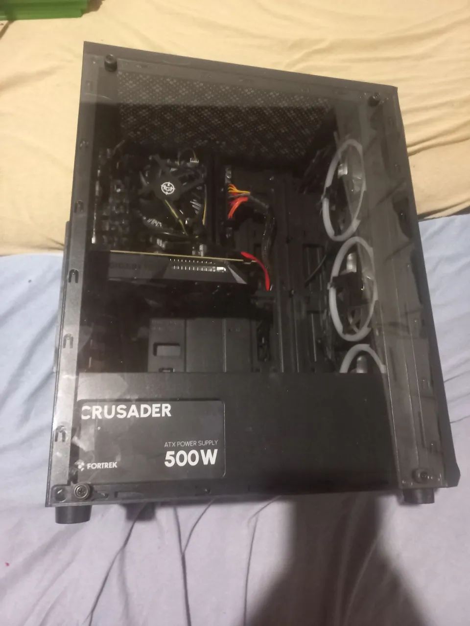 Pc gamer sem funcionar com placa de vídeo Nvidea 1050