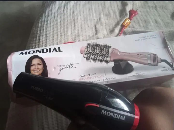 Secador de Cabelo Mondial Quatro Elementos Turmalina - Novo