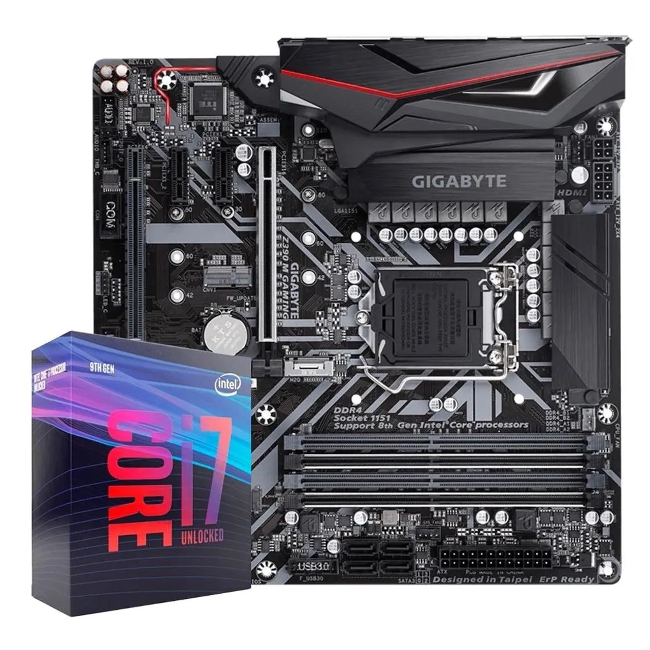 Vendo separado também - Kit Processador Intel Core i7-9700K +