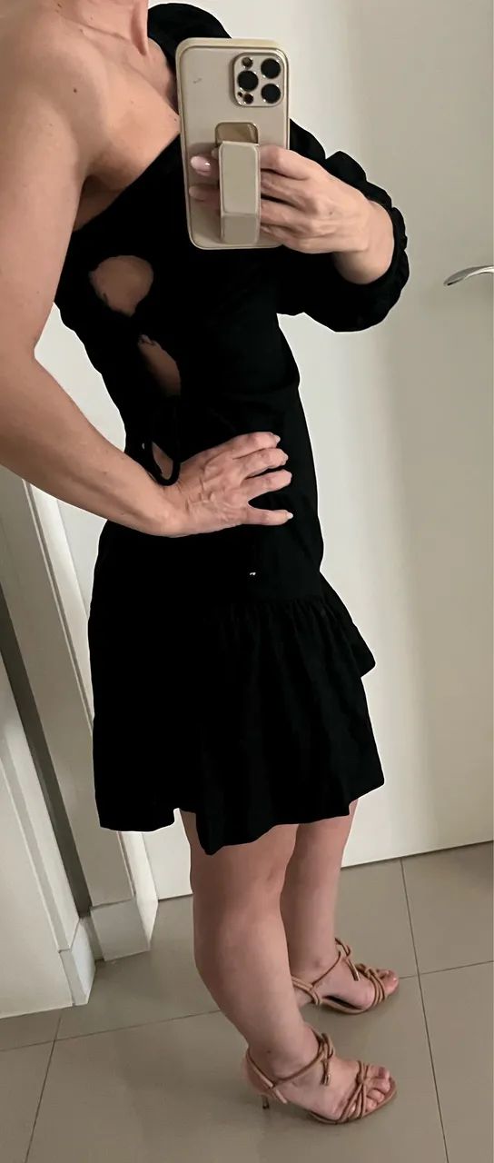 Vestido Farm Curto Ombro - Foto 3