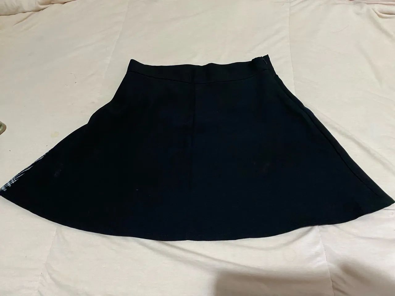 Saia preta com detalhe xadrez - Foto 4