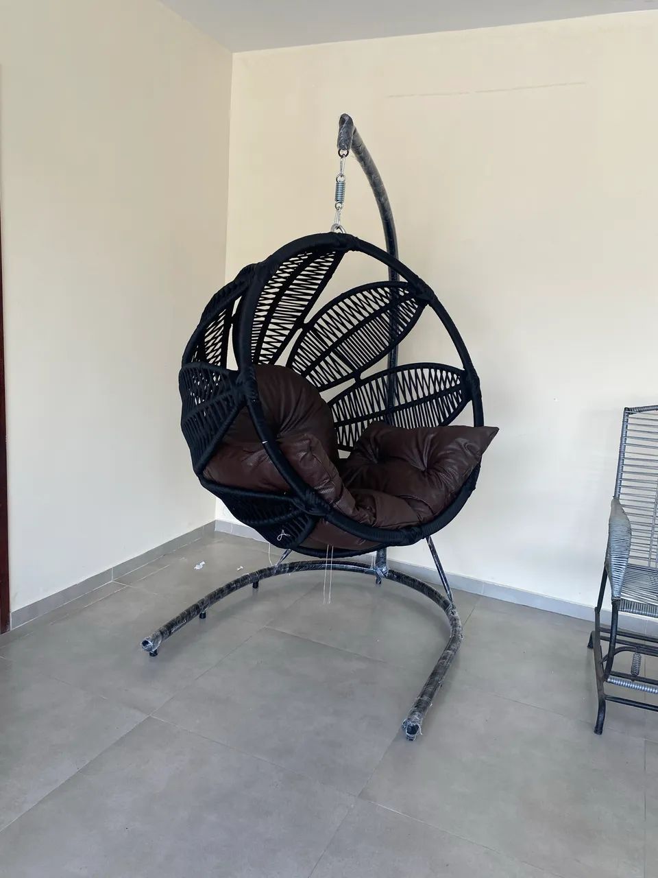 Balanço ninho em corda náutica 