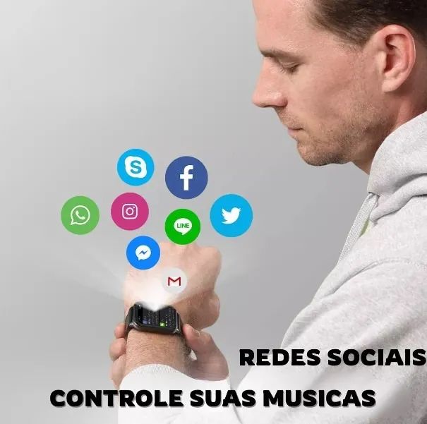 Smartwatch 8 Pro Lacrado Original - Foto 2