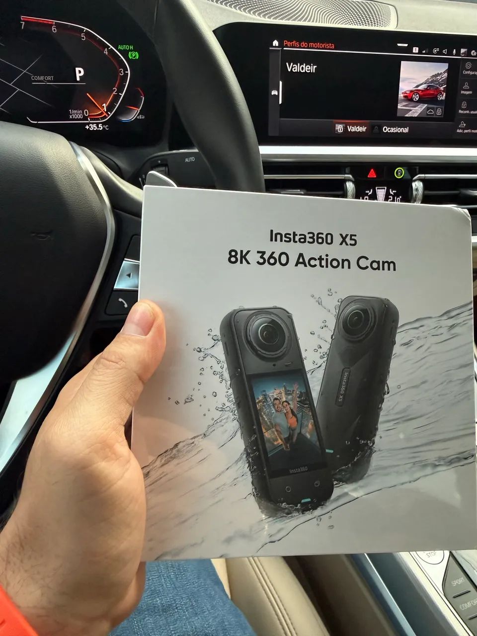 Insta360 x5 , aberta só para teste 