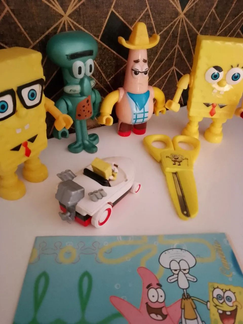 Lote brinquedos bob esponja - Foto 2