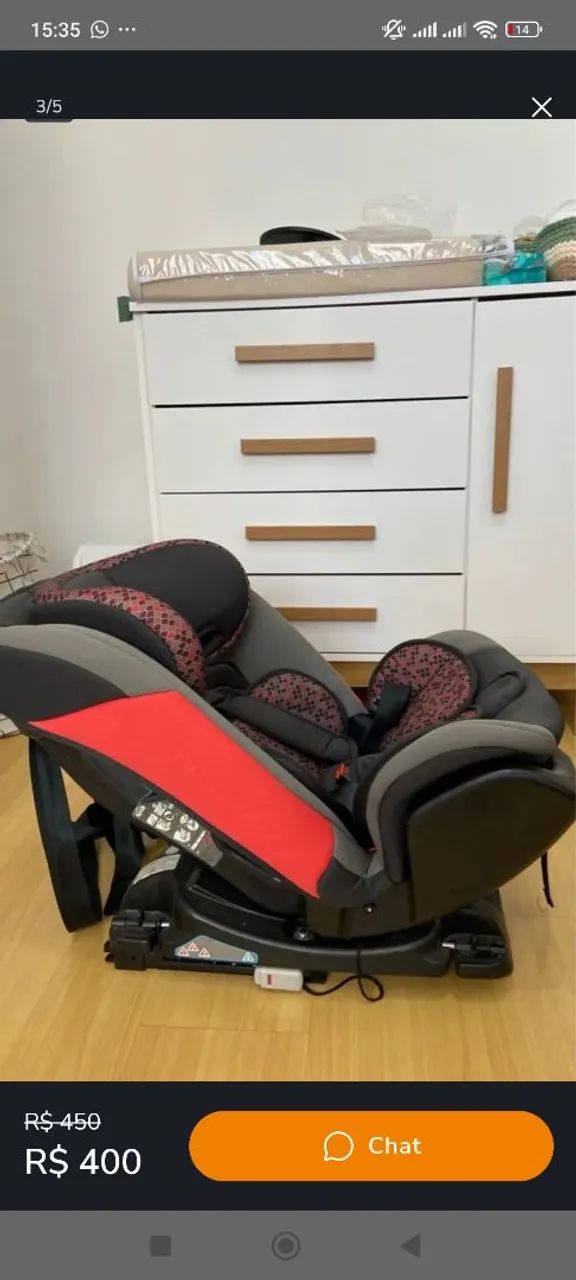 Fischer price com ISOFIX RECLINÁVEL NOVÍSSIMA 