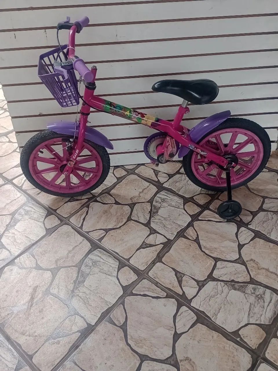 Bicicleta Infantil aro 16 com personagem da Dora  - Foto 2