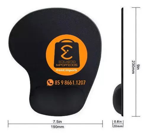 Mouse Pad Com Apoio de Pulso Knup KP-S04 - Foto 2