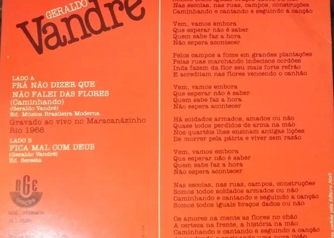 Disco de 1979 do Geraldo Vandré - Raridade - Foto 2