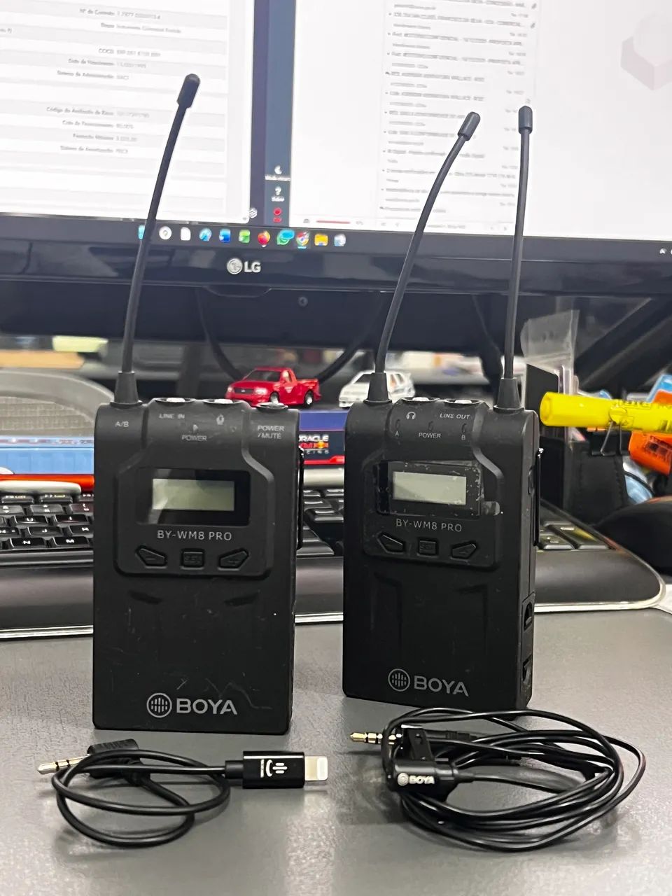Microfone sem fio Boya iPhone - Aceito trocas  - Foto 5