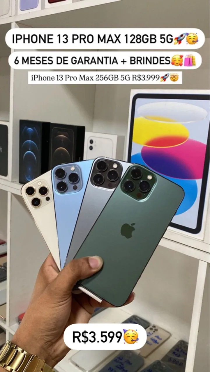 iPhone 13 Pro Max 128GB 5G (6 meses de garantia)