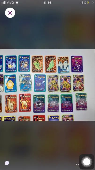 35 cards Pokémon elma chips anos 2000 - Foto 4