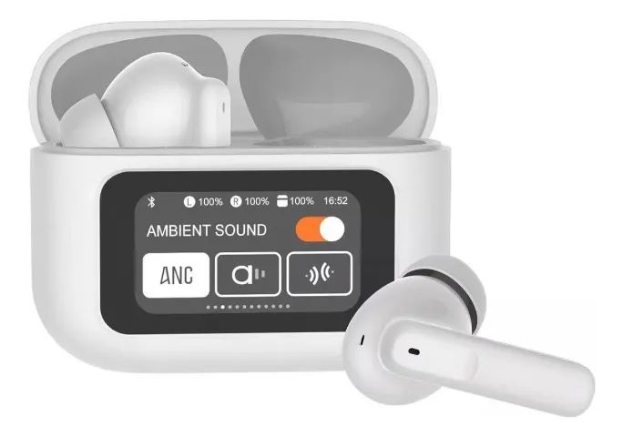 Fone De Ouvido Bluetooth Tws Com Tela Touch Redução De Ruído - Foto 5