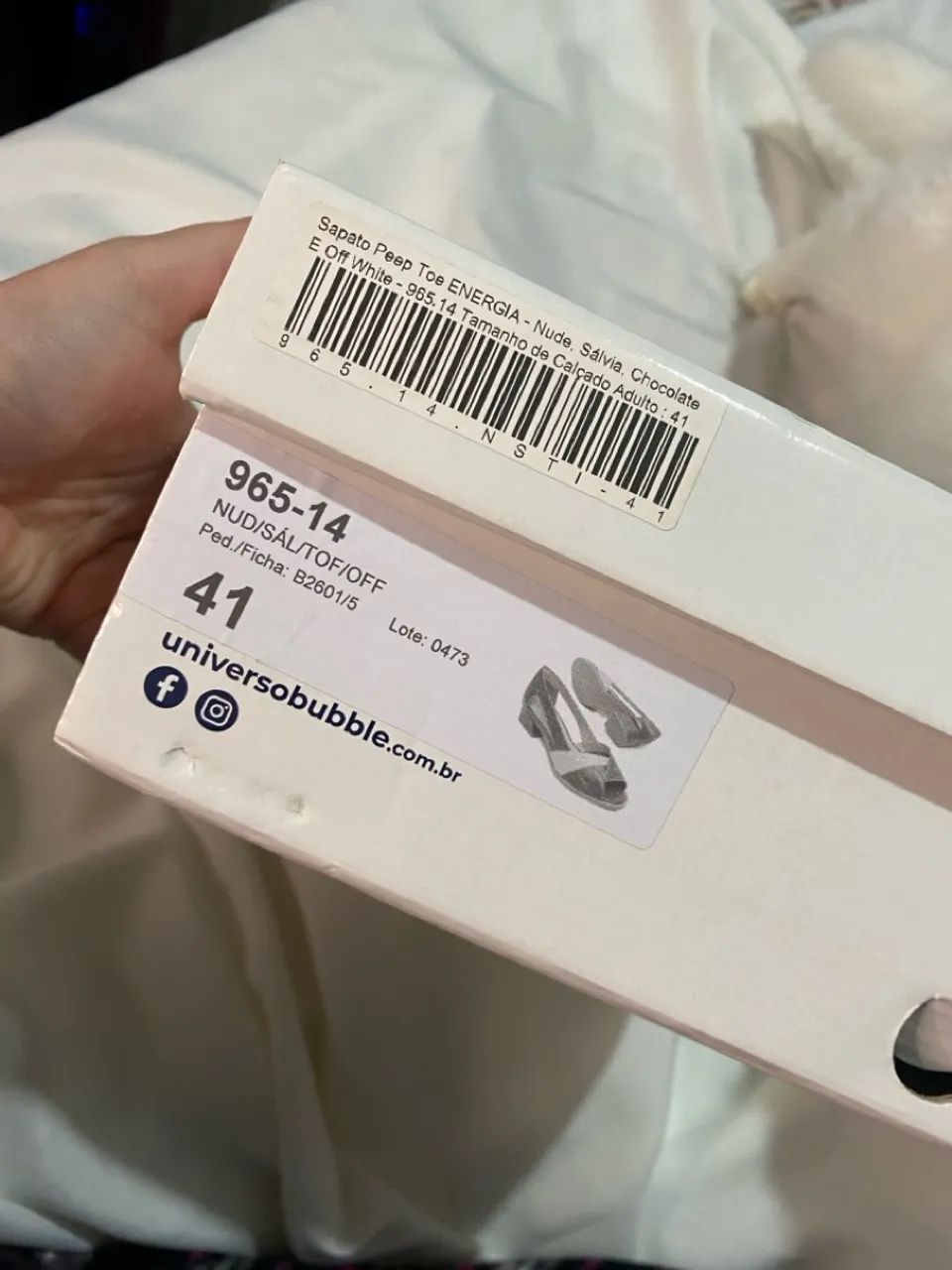 Nova na caixa! Número 41 sandália da marca Bubblê - Foto 3