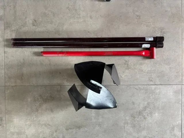 Cavadeira Trado 12 Pol 30cm + 2 Extensores 1m - Foto 2