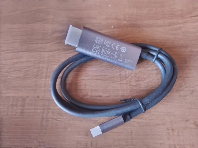 Cabo Original Motorola Usb Tipo C Para HDMI Moto G100 e Edge 20 Pro Incrível!!!