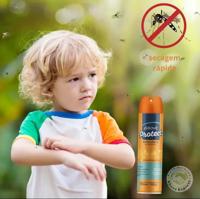 Kit com 06 Above Repelente protect spray Contra Dengue 150ml/120g - Foto 4