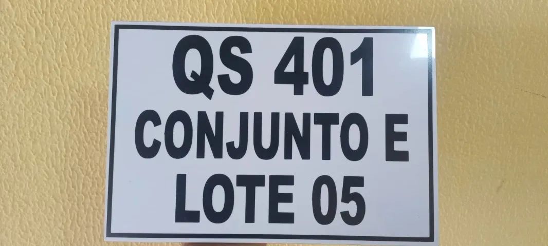 PLACA DE ENDEREÇO RESIDENCIAL  (30cm x 20cm) - Foto 5