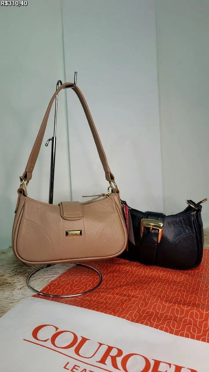 Bolsas em couro legítimo Original da Couro Fino vários modelos!