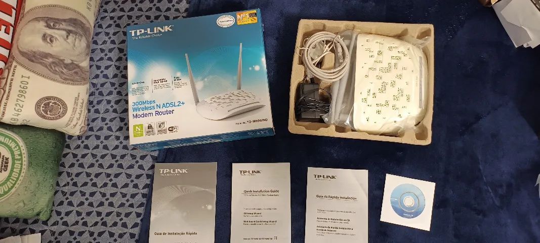 Modem Router With Wifi Tp-link Modem - Router Td-w8961nd64231140395010120