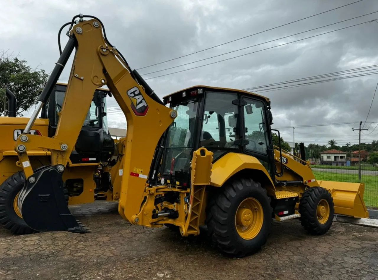 Retro escavadeira cat 416 - Foto 3