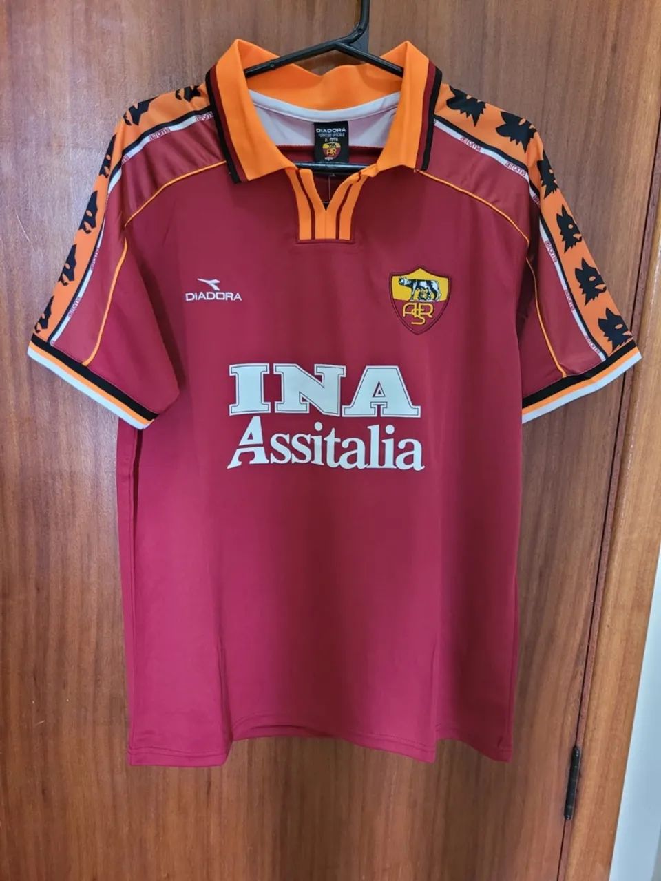 Camisa Roma 1998/99 Diadora - Tamanho M