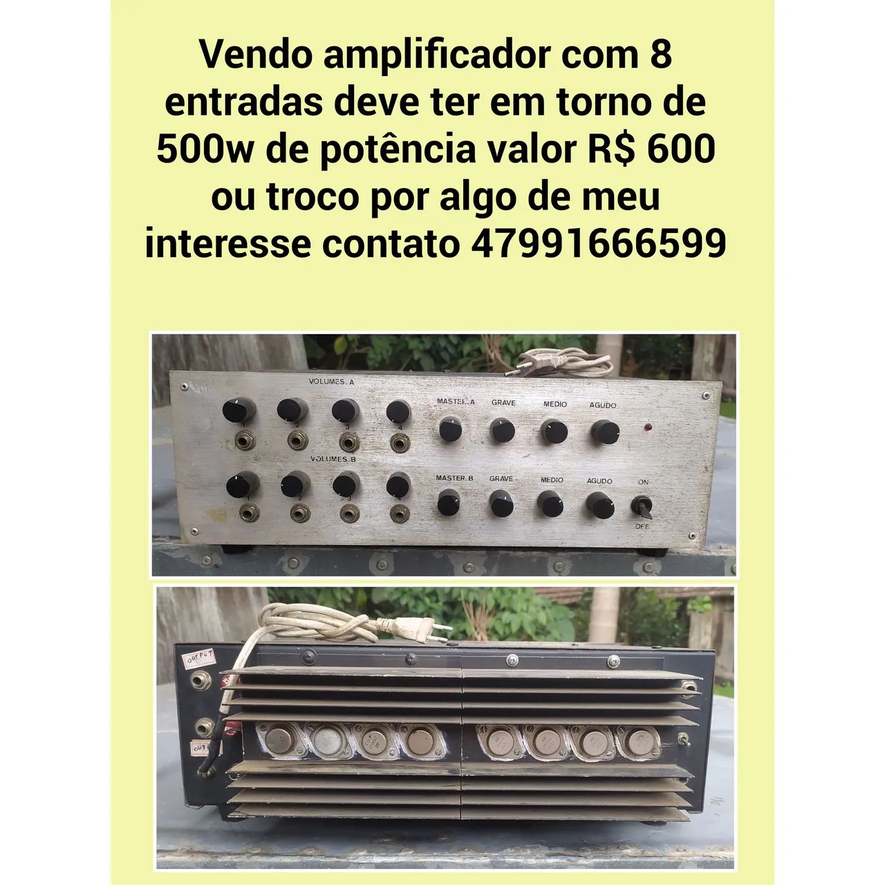 8-Input 500W Amplifier64302956879619120