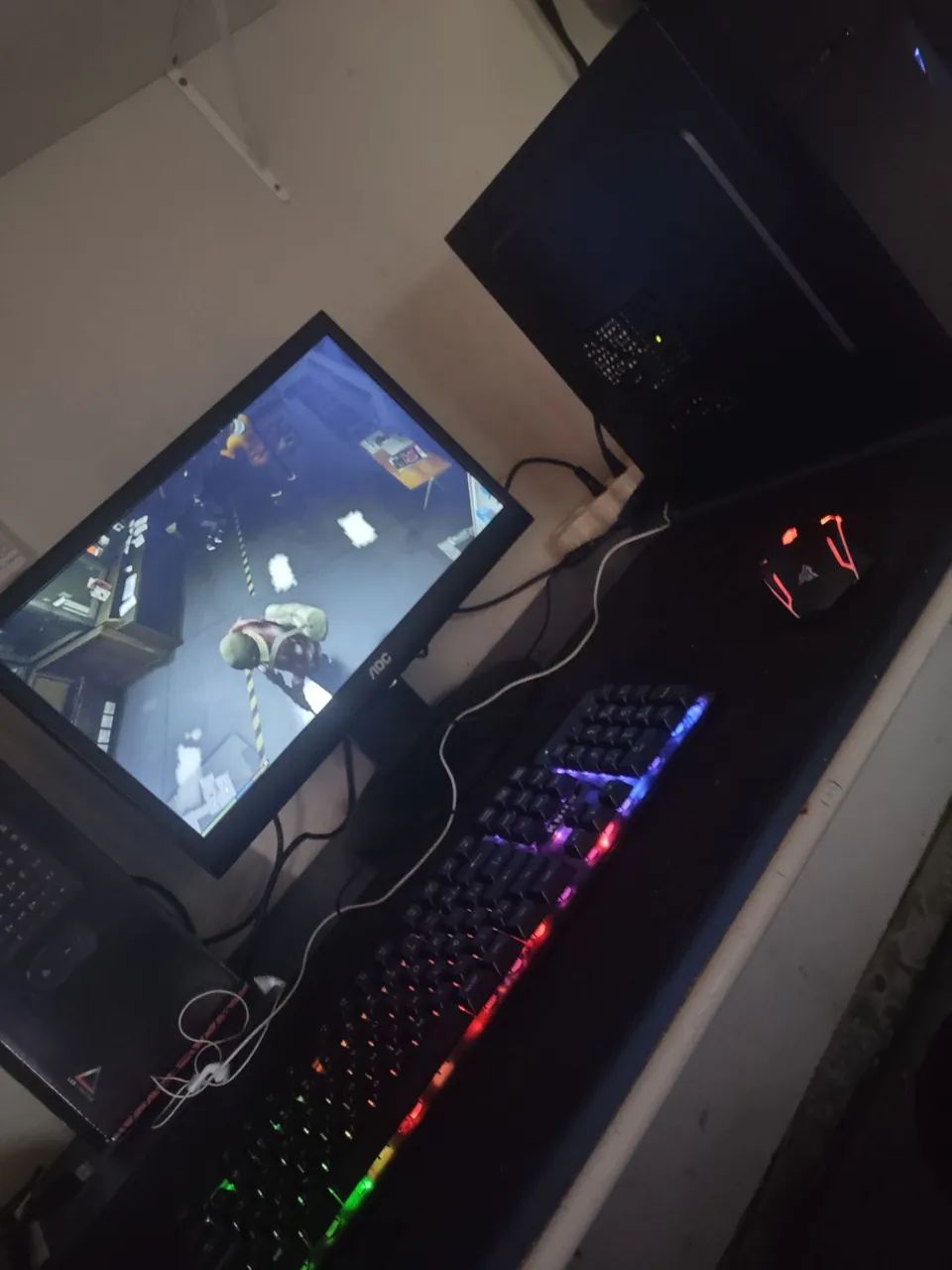 Computador Gamer Completo, i5 7 geração, 16 RAM, SSD de 128+HD 500, vídeo GTX 1050 top , ! - Foto 4