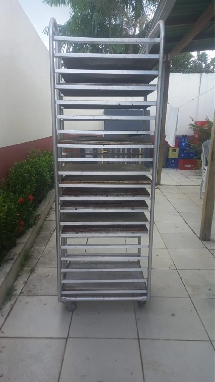 Estante esqueleto para padaria 