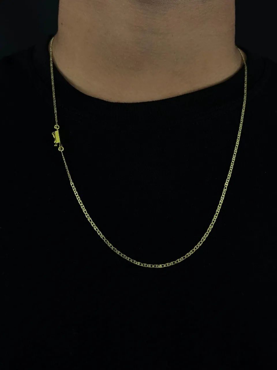 Corrente de Moeda Antiga Estilo Figaro - Elegância Clássica - Foto 5