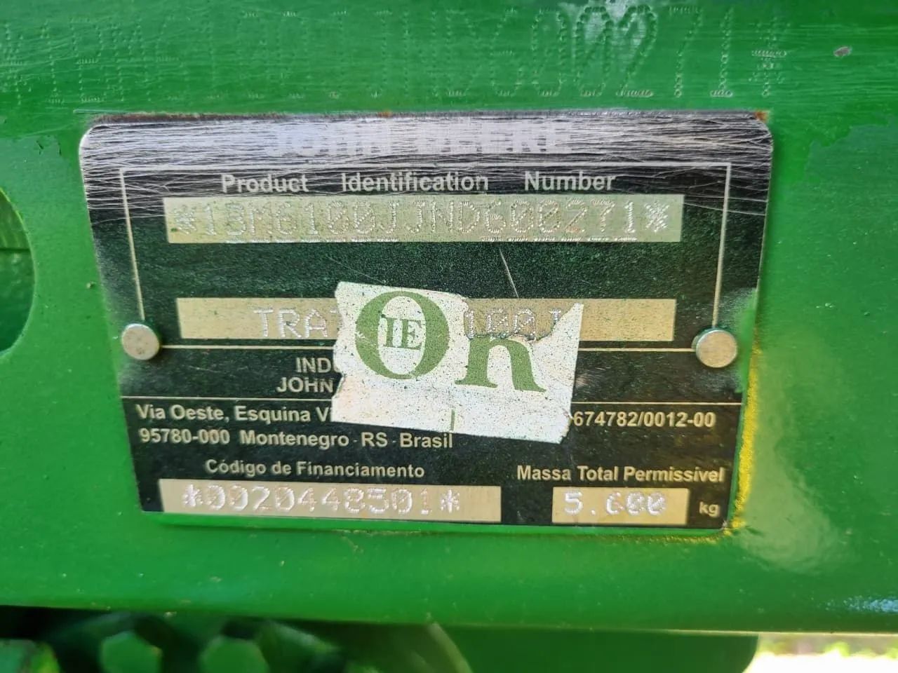 Trator JD 6100J 100CV ANO 2022 CURITIBA  - Foto 5