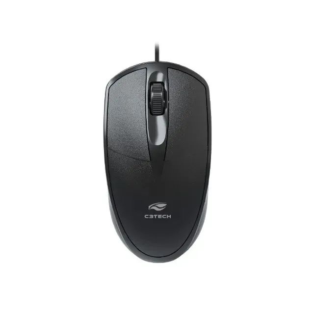 Mouse USB MS-31BK Preto C3Tech - Loja Coimbra Computadores Entregamos - Foto 2