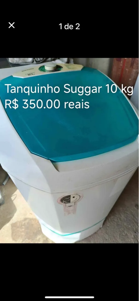 Tanquinho Suggar 10 kg