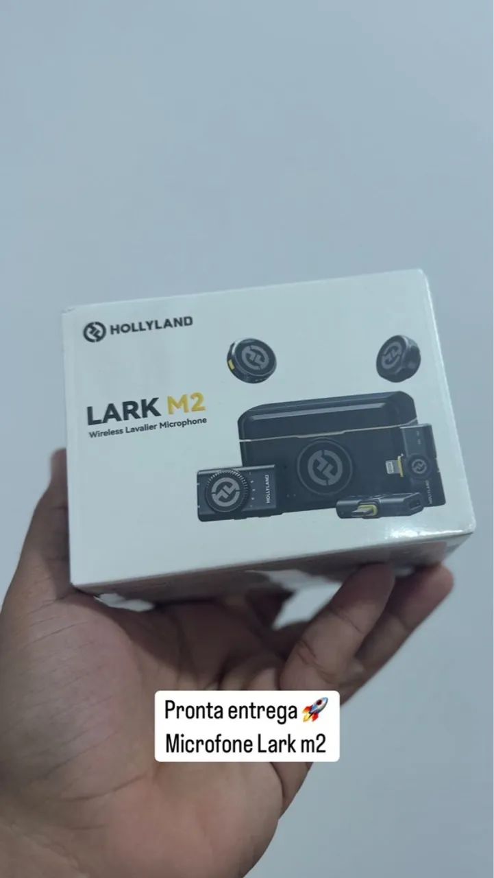 Microfone Hollyland Lark M2 - Pronta Entrega, Garanta Já!