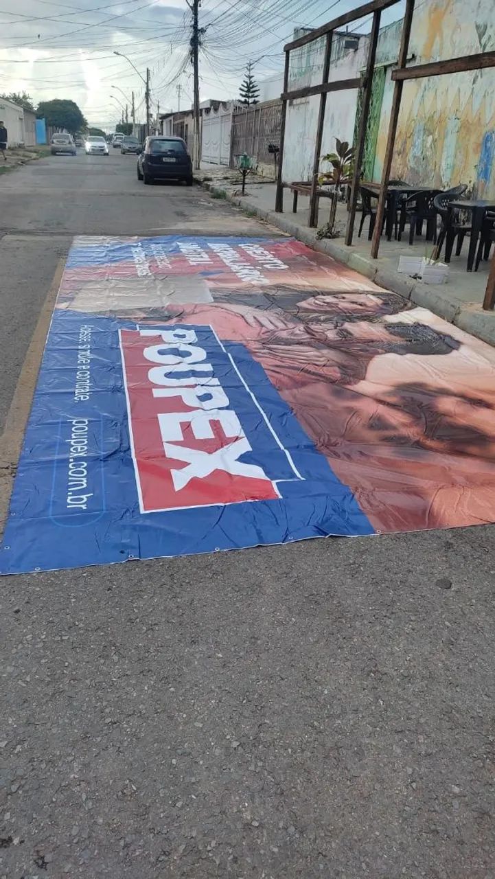 Lonas de náilon retiradas de outdoor pra tanque de peixe coberturas Leia a descrição  - Foto 4