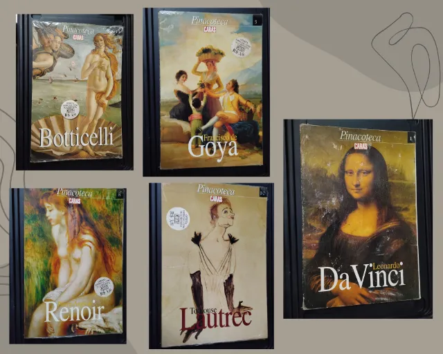 Pinacoteca CARAS - Exemplares 1, 5, 8, 10 e 11